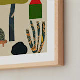 "On the Ground 3" - Art Print in Sand by Sumak Studio - Frame Close-up