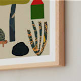 "On the Ground 3" - Art Print in Sand by Sumak Studio - Frame Close-up