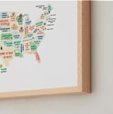 "United Nicknames" - Art Print in White by Char-Lynn Griffiths - Frame Close-up