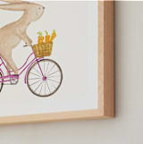 "Fast Riders IV" - Art Print in Violet by Francisca Reyes - Frame Close-up