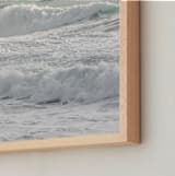 "Seaside #50" - Art Print in Wavey Green by Tal Paz-Fridman - Frame Close-up