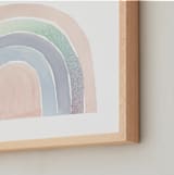 "pastel rainbow" - Art Print in Rose Blossom by Kate Ahn - Frame Close-up