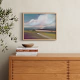 "Fields of Canyons" - Art Print in Canyon Green by AlisonJerry - In a Room