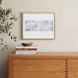 "Cumulus" - Art Print in White by Lynne Millar - In a Room