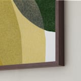 "spatial divide two" - Art Print in citron by Carrie Moradi - Frame Close-up