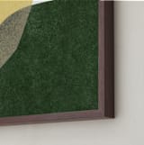 "spatial divide one" - Art Print in citron by Carrie Moradi - Frame Close-up
