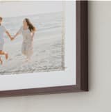 "Hand Sketched Frame" - Foil Framed Photo in Gold by June Letters Studio - Frame Close-up