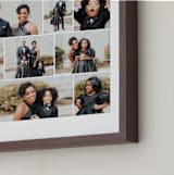 "Eleven Photo: Landscape Framed Photo" - Framed Photo in Snow by Leah Bisch - Frame Close-up