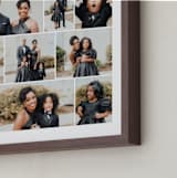 "Eleven Photo: Landscape Framed Photo" - Framed Photo in Snow by Leah Bisch - Frame Close-up