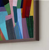 "Canyon Shale "Just So"" - Art Print in Baby Pink by Poppy Dodge - Frame Close-up