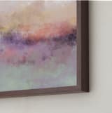 "It Will Rain" - Art Print in Lilac by Amy Moen - Frame Close-up