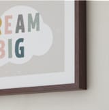 "Dream Big" - Art Print in Dream by Pixel and Hank - Frame Close-up