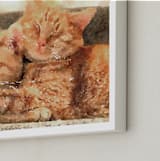 "Custom Pet Portrait - Landscape" - Custom Print in White by Minted - Frame Close-up