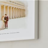 "Your Venue: Custom Print" - Custom Print in White by Minted - Frame Close-up