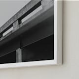 "Bridge Lines" - Art Print in Concrete by Brianne Larsen - Frame Close-up