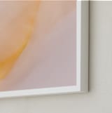 "Light As Air" - Art Print in Golden Yellow by Irene Suchocki - Frame Close-up