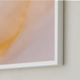 "Light As Air" - Art Print in Golden Yellow by Irene Suchocki - Frame Close-up