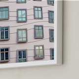 "Windows" - Art Print in Light Pink by Igor - Frame Close-up
