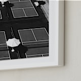 "Game Time" - Art Print in Asphalt by LindseyErin - Frame Close-up