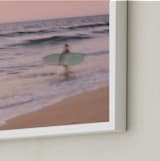 "Sayulita Surf" - Art Print in Soft Purple by Rachel Marie Keba - Frame Close-up