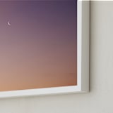 "Between Day and Night" - Art Print in Dusky Pink by Katrina Elise - Frame Close-up