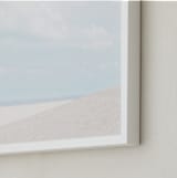 "Emptiness" - Art Print in Cotton Blue by Alexandra Feo - Frame Close-up