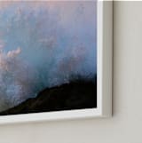 "Sky Waves" - Art Print in sunset spray by Sea and Sky - Frame Close-up