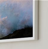 "Sky Waves" - Art Print in sunset spray by Sea and Sky - Frame Close-up