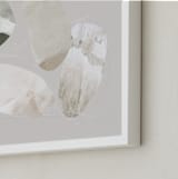 "Unturned 1" - Art Print in Putty by Melanie Severin - Frame Close-up