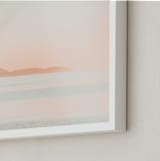 "isla obscura I" - Art Print in coral by Kamala Nahas - Frame Close-up
