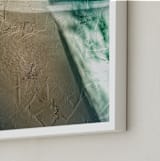 "Coastal Shadows" - Art Print in Summer Day by Von Sides - Frame Close-up