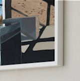 "Marfa Inside" - Art Print in Peach by Stephanie C Martinez - Frame Close-up