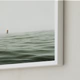 "Channel Marker Buoy" - Art Print in green mist by Rebecca Tamar - Frame Close-up