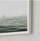 "Channel Marker Buoy" - Art Print in green mist by Rebecca Tamar - Frame Close-up