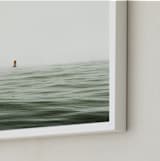 "Channel Marker Buoy" - Art Print in green mist by Rebecca Tamar - Frame Close-up