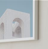 "Out of the box" - Art Print in Bluebell by Christian Fernandez - Frame Close-up