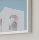 "Out of the box" - Art Print in Bluebell by Christian Fernandez - Frame Close-up