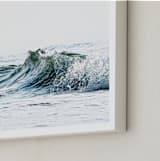 "Wave No. 1" - Art Print in Deep Sea by Deana Clement - Frame Close-up
