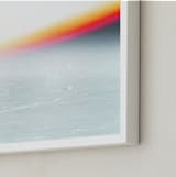 "Frozen Prism" - Art Print in Fuschia by Baumbirdy - Frame Close-up