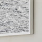 "Under the surface" - Art Print in Silver by Lisa Sundin - Frame Close-up