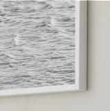 "Under the surface" - Art Print in Silver by Lisa Sundin - Frame Close-up
