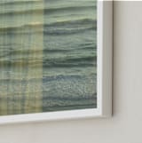 "Sunday Morning Memories" - Art Print in Seafoam by Charlotte Mello Stevenson - Frame Close-up