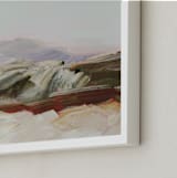 "Hilltop I" - Art Print in Grasses by Kayla King - Frame Close-up