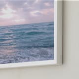 "Moody Atlantic" - Art Print in Lavender Sunrise by Kate Ross - Frame Close-up