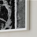 "Foam" - Art Print in Black & White by Stephanie Brown - Frame Close-up
