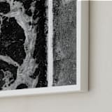 "Foam" - Art Print in Black & White by Stephanie Brown - Frame Close-up