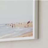"Malibu" - Art Print in Mist by Vera Mladenovic - Frame Close-up