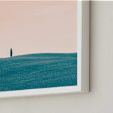 "Tuscan Hills 01" - Art Print in Sunset by Kelsey Mucci - Frame Close-up