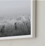 "Frosted Horizon" - Art Print in Snow by Three Wings North - Frame Close-up
