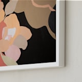 "Magic Gardens I" - Art Print in Peach Paradise by cyrille gulassa - Frame Close-up